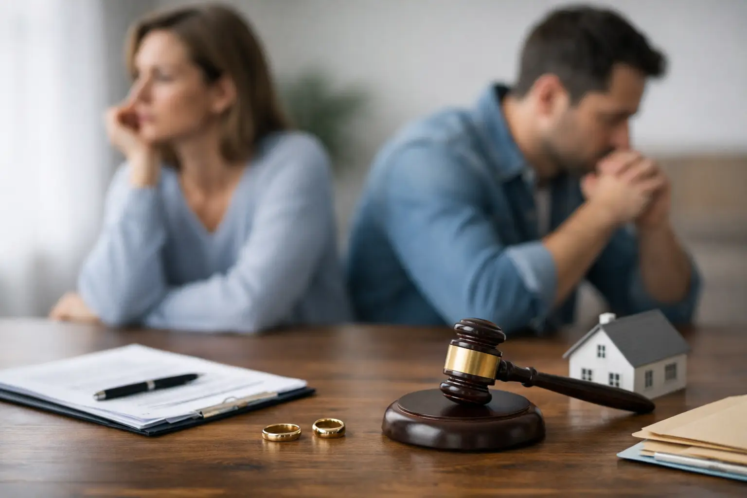 Divorcio sin abogado litigante en Texas