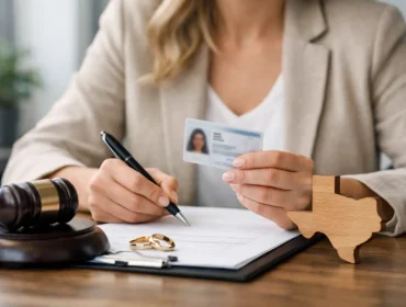 Cambio de nombre después del divorcio en Texas