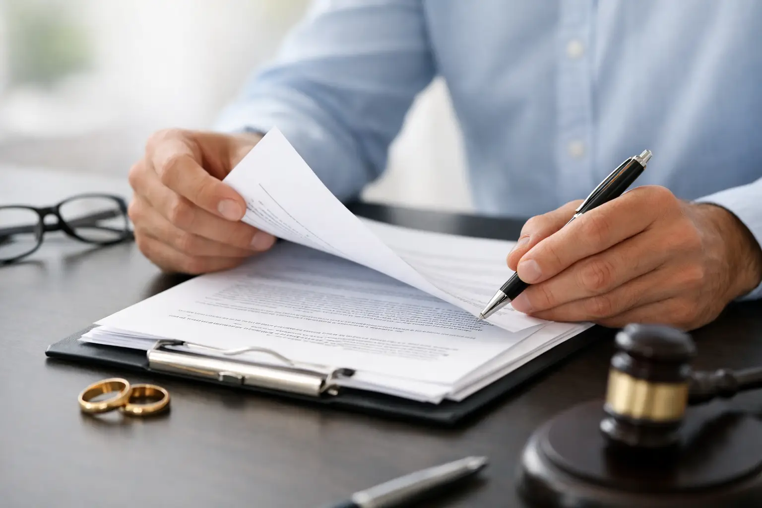 Cómo revisar papeles de divorcio sin errores 1 Cómo revisar papeles de divorcio sin errores