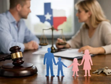 Custodia compartida en divorcio en Texas