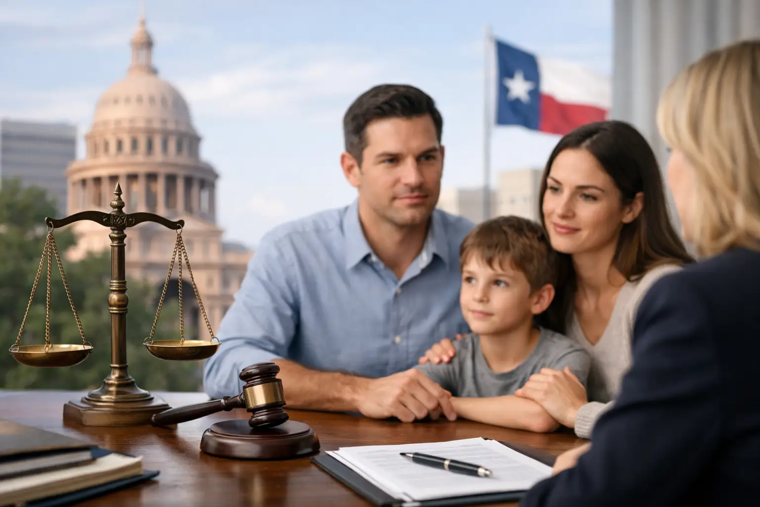 Modificación familiar o nuevo acuerdo en Texas