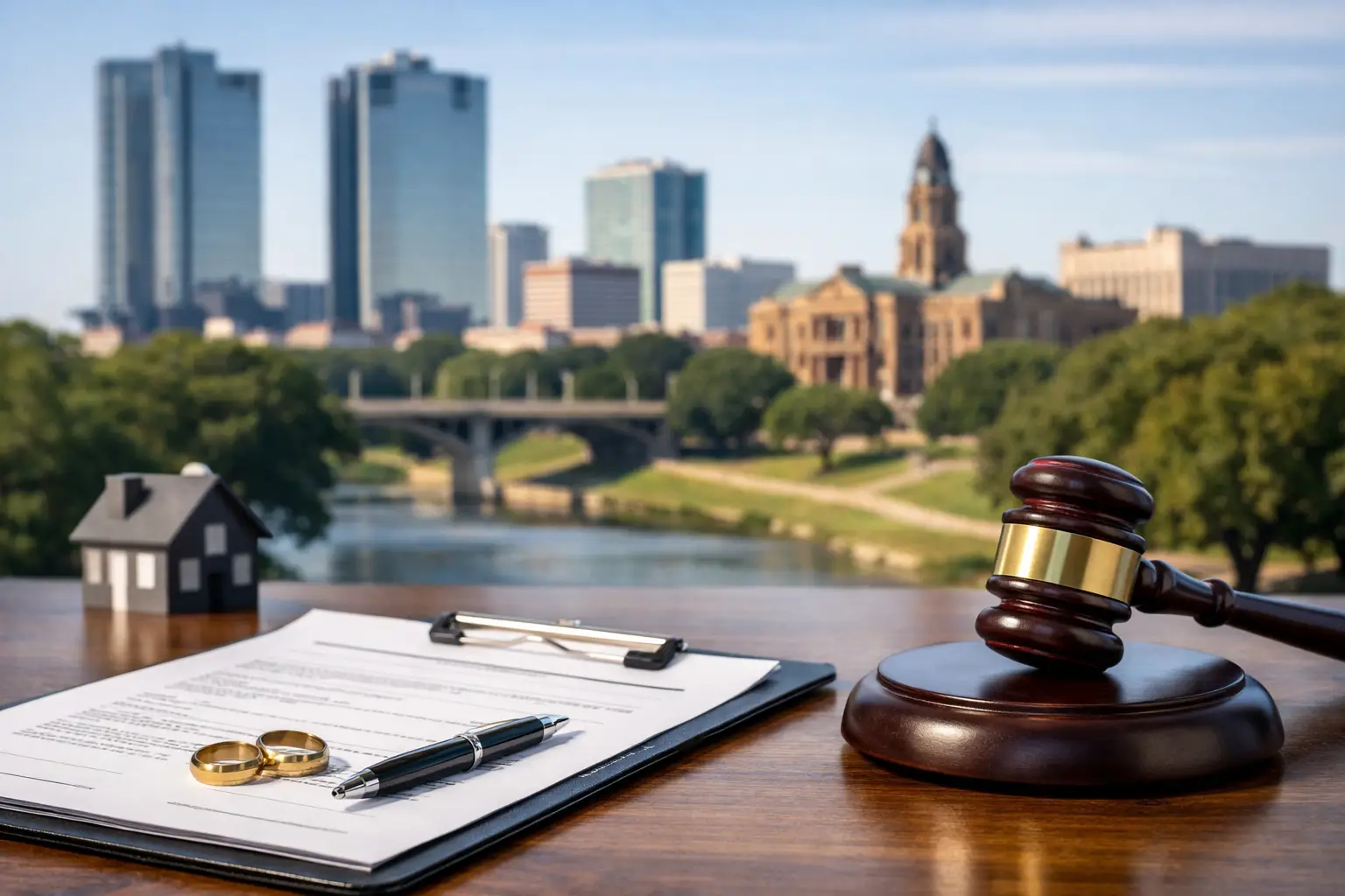 Papeles de divorcio en Fort Worth que necesitas