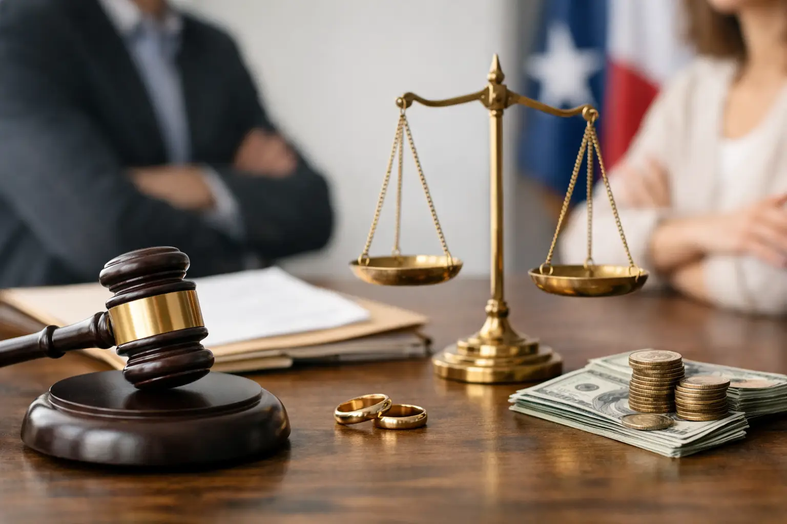 Quién paga tasas judiciales en un divorcio en Texas