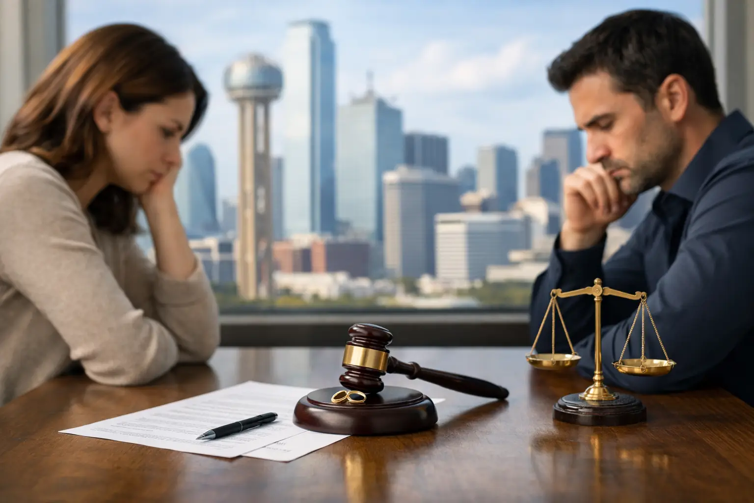 Trámites de divorcio en Dallas: qué hacer