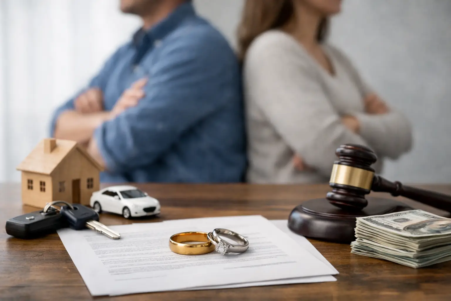 Bienes gananciales en Texas al divorciarse