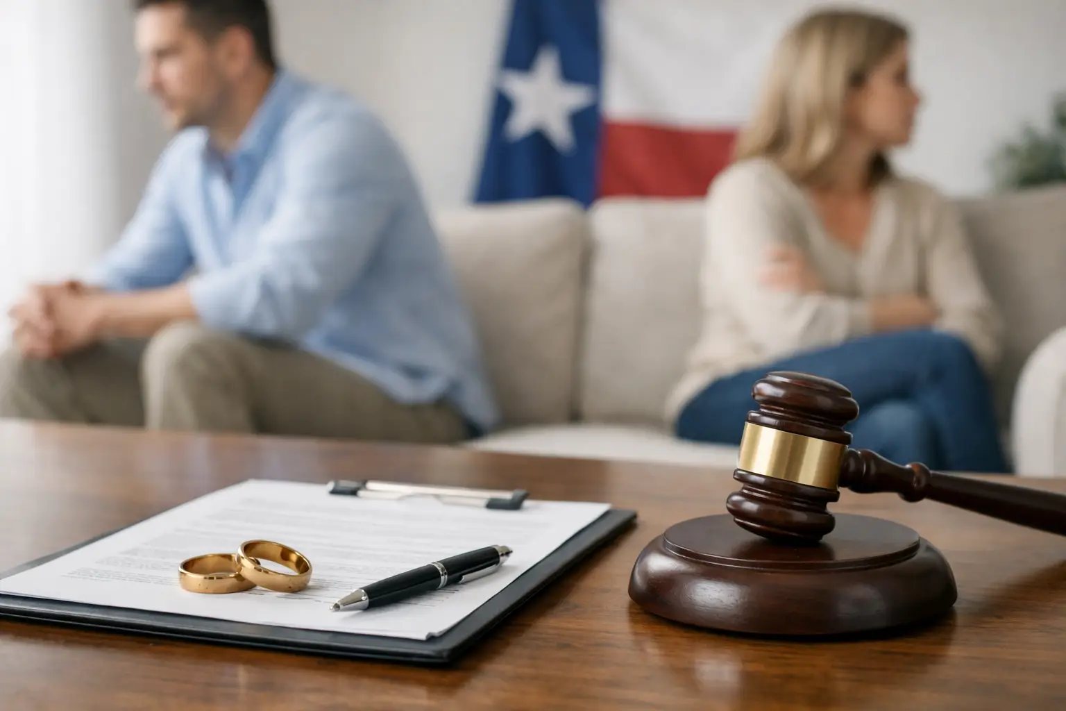 Cómo terminar divorcio sin audiencia en Texas 1 Cómo terminar divorcio sin audiencia en Texas