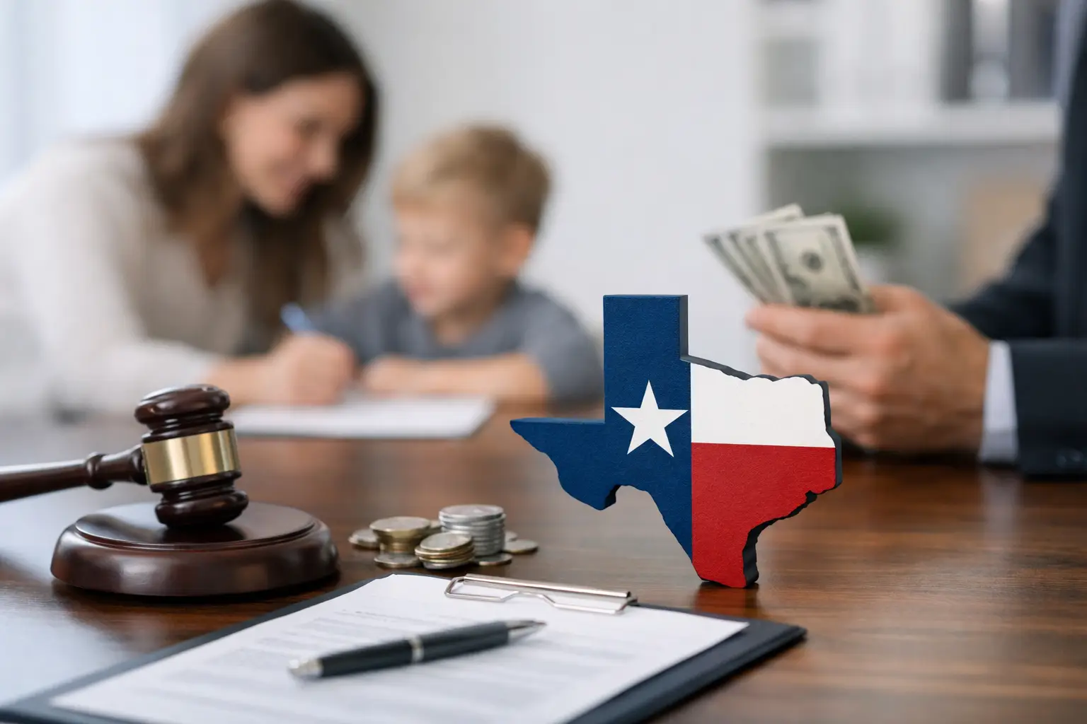 Cómo calcular manutención infantil en Texas 1 Cómo calcular manutención infantil en Texas
