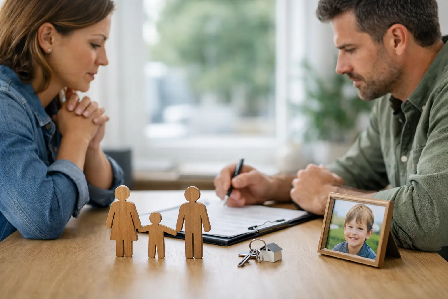 Padres divorciados en Texas y acuerdos para hijos